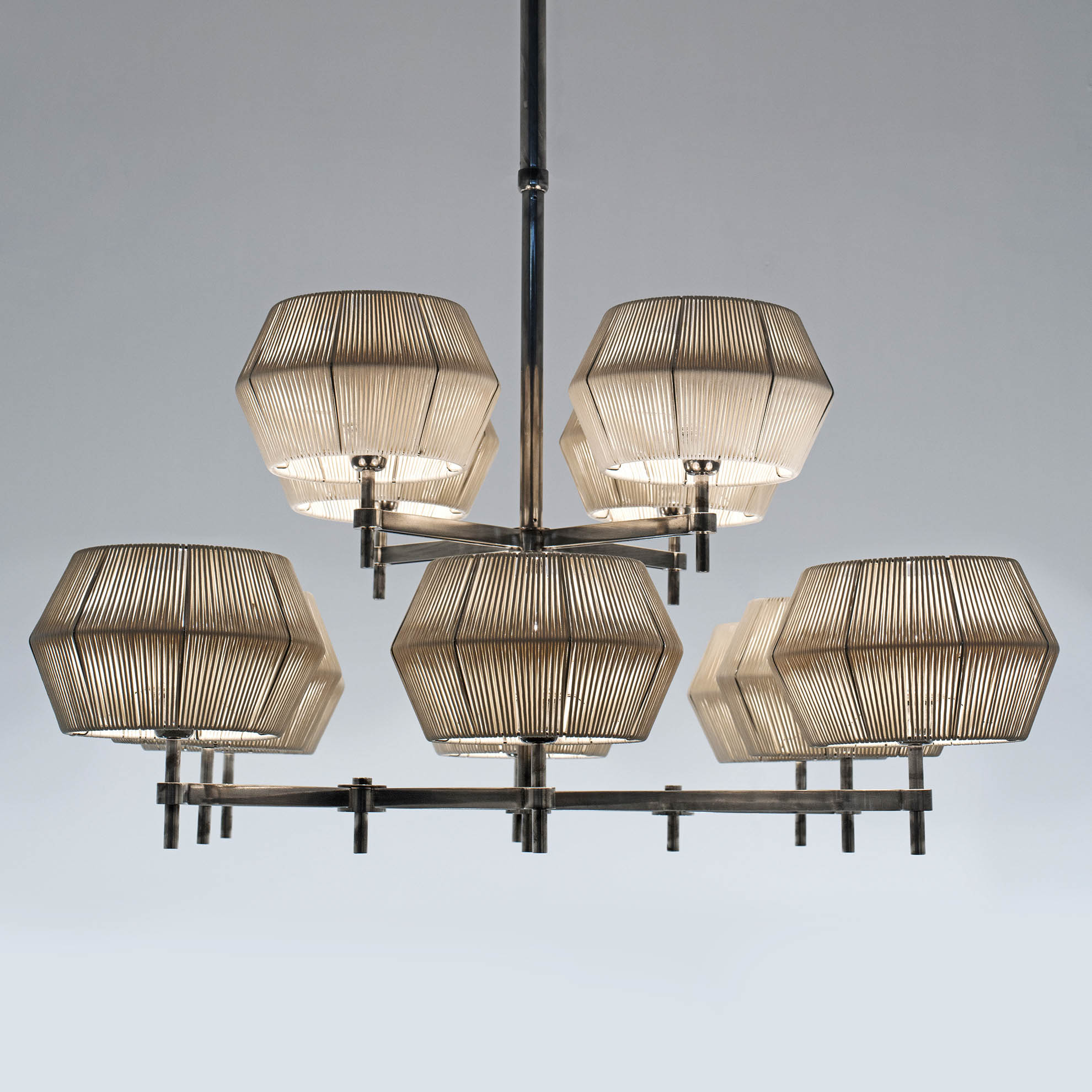 Lampada piantana in stile moderno Roxie 023 TL65D di Novecento