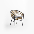 Raphia Rattan Chair