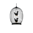 Tweet Ceiling Lamp - Black