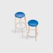 fifty-up-double-color-stool-wood-brown-blue-chromed-metal-modern-design-sedex