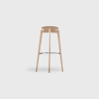 fifty-up-stool-wood-brown-chromed-metal-elegant-italian-design
