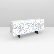 white-doodle-sideboard-pictoom-living-room-entryway