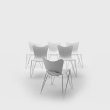 trip-chair-set-of-4-casprini-white-polyurethane-chromed-metal