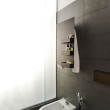 Geometrici Rectangle & Shelves Towel Warmer