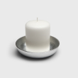 sfera-bowl-dvne-15-with-candle-alumina-elegant-aluminum-tabletop