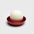 sfera-bowl-dvne-15-with-candle-alumina-refined-aluminum-tabletop