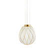 Pinecone Suspension Lamp Gold