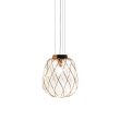 Pinecone Suspension Lamp Gold