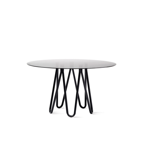 Meduse Table With Glass Top