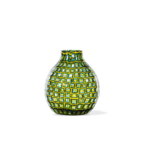 Murrine Romane Vase Green