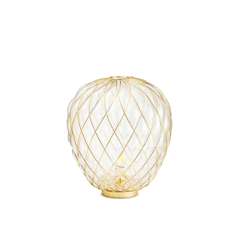 Pinecone Table Lamp Gold