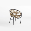 Raphia Rattan Chair