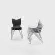 trip-chair-set-of-4-casprini-stackable-white-black-polyurethane-chromed-metal