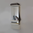 Mirror Shelf Towel Warmer