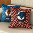 evaso-cyan-coral-red-accent-cushion-romeo-design-modern-elegant-complement