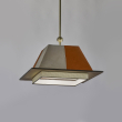 il-tocco-suspension-lamp-orange-beige-velvet-leather-fabric