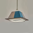 il-tocco-suspension-lamp-blue-beige-velvet-leather-fabric