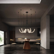 Leda 6 Elements Suspension Lamp