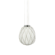 Pinecone Suspension Lamp Chrome