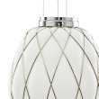 Pinecone Suspension Lamp Chrome