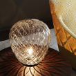 Pinecone Table Lamp Chrome