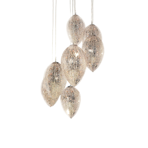 Arabesque Egg 7 Chandelier