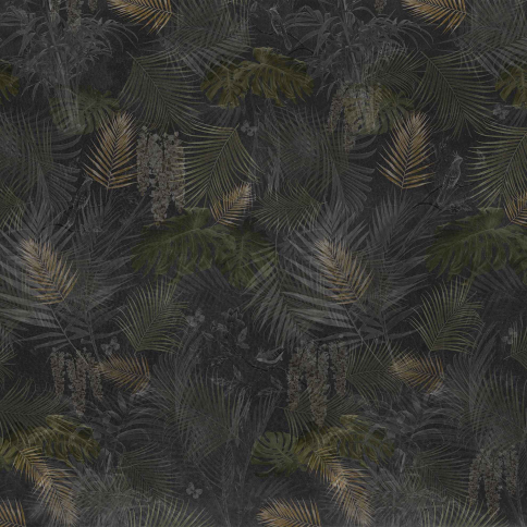 Dark Foliage Wallpaper