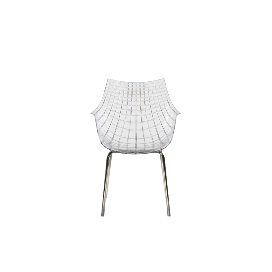 Meridiana Chair - Steel Chromed