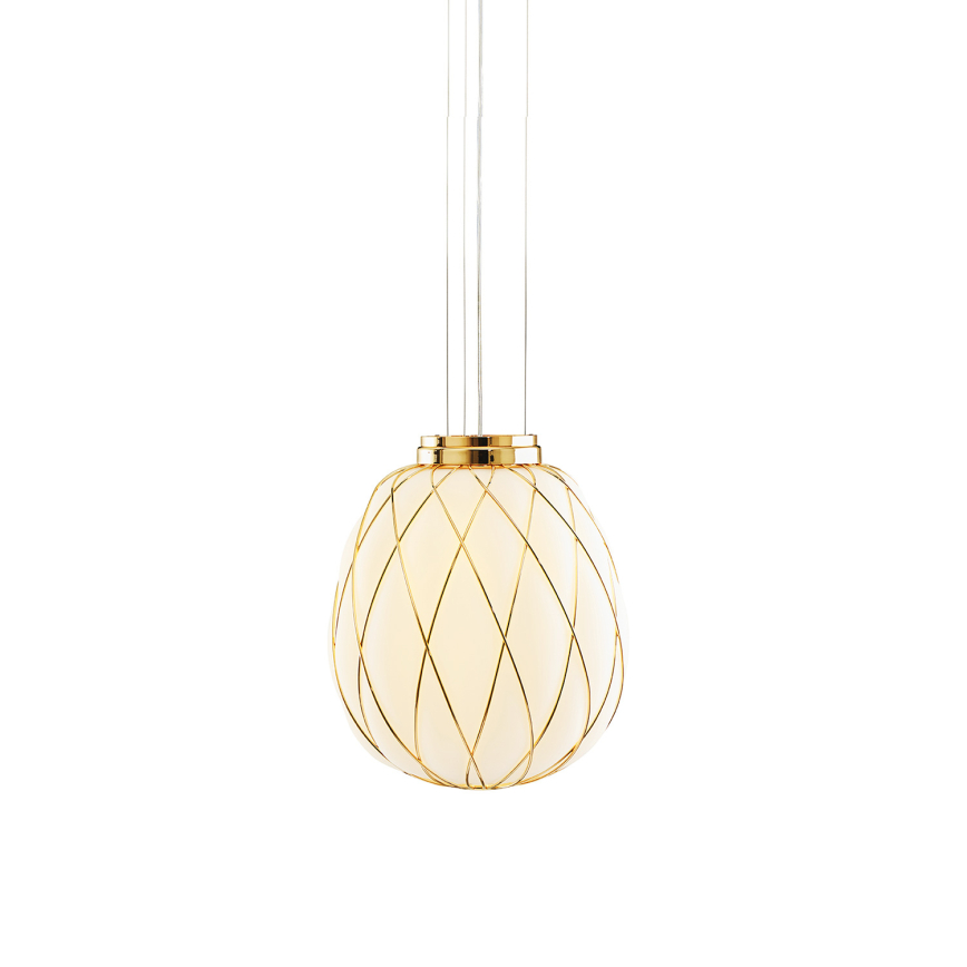 Pinecone Suspension Lamp Gold