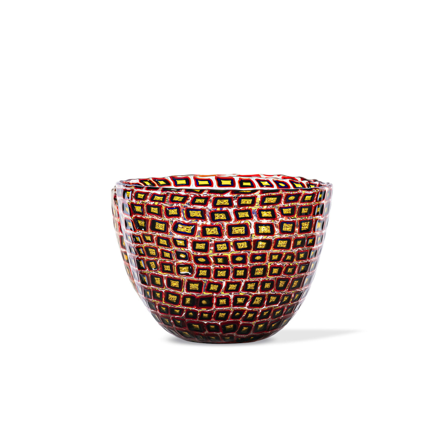 Murrine Romane Bowl Red