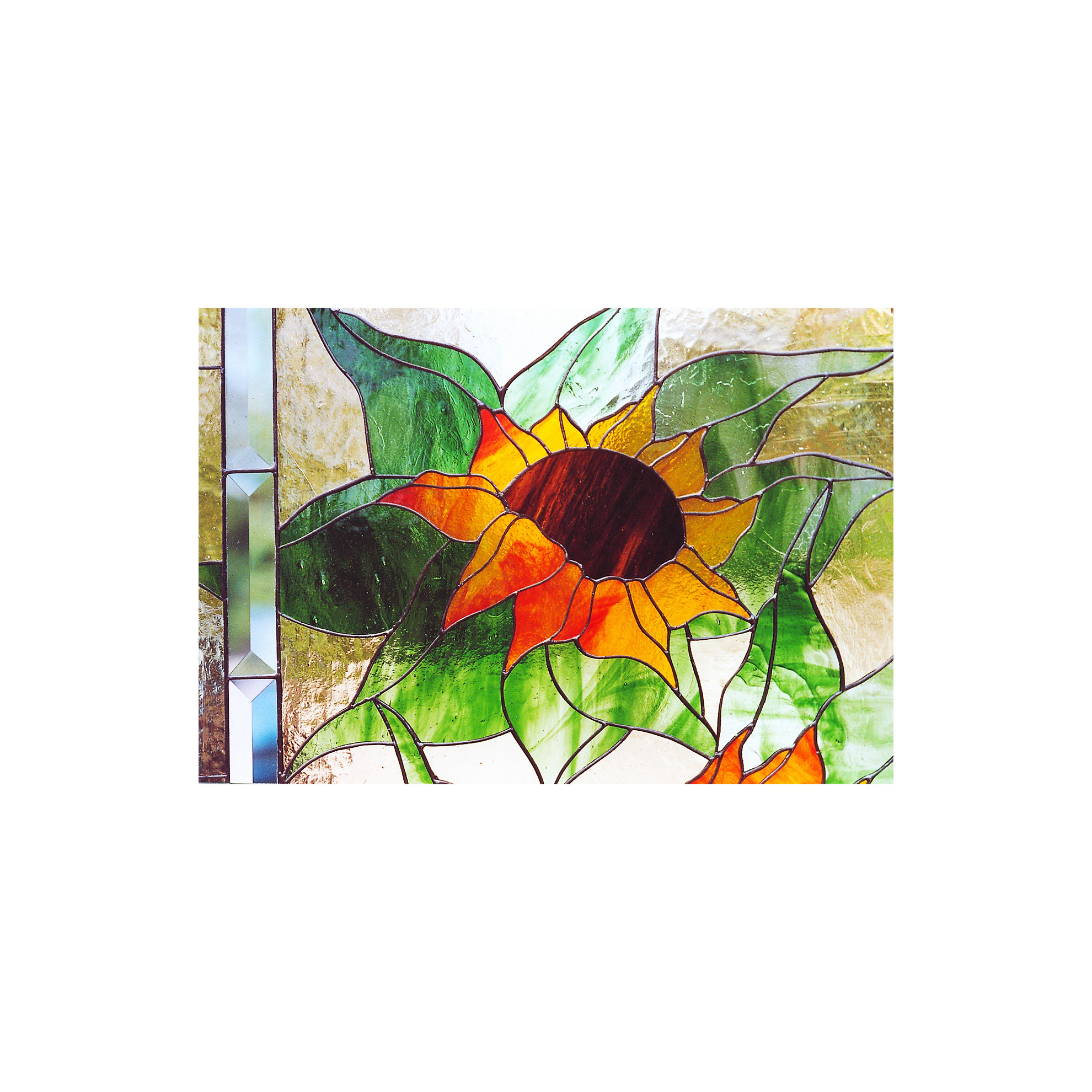 Sunflowers Stained Glass by Vitree